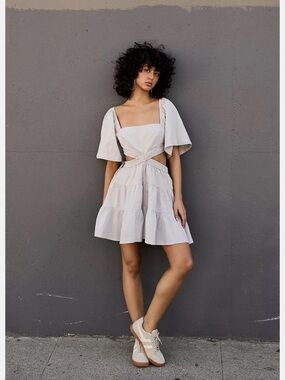 Free People Cross of Sunlight Mini Dress